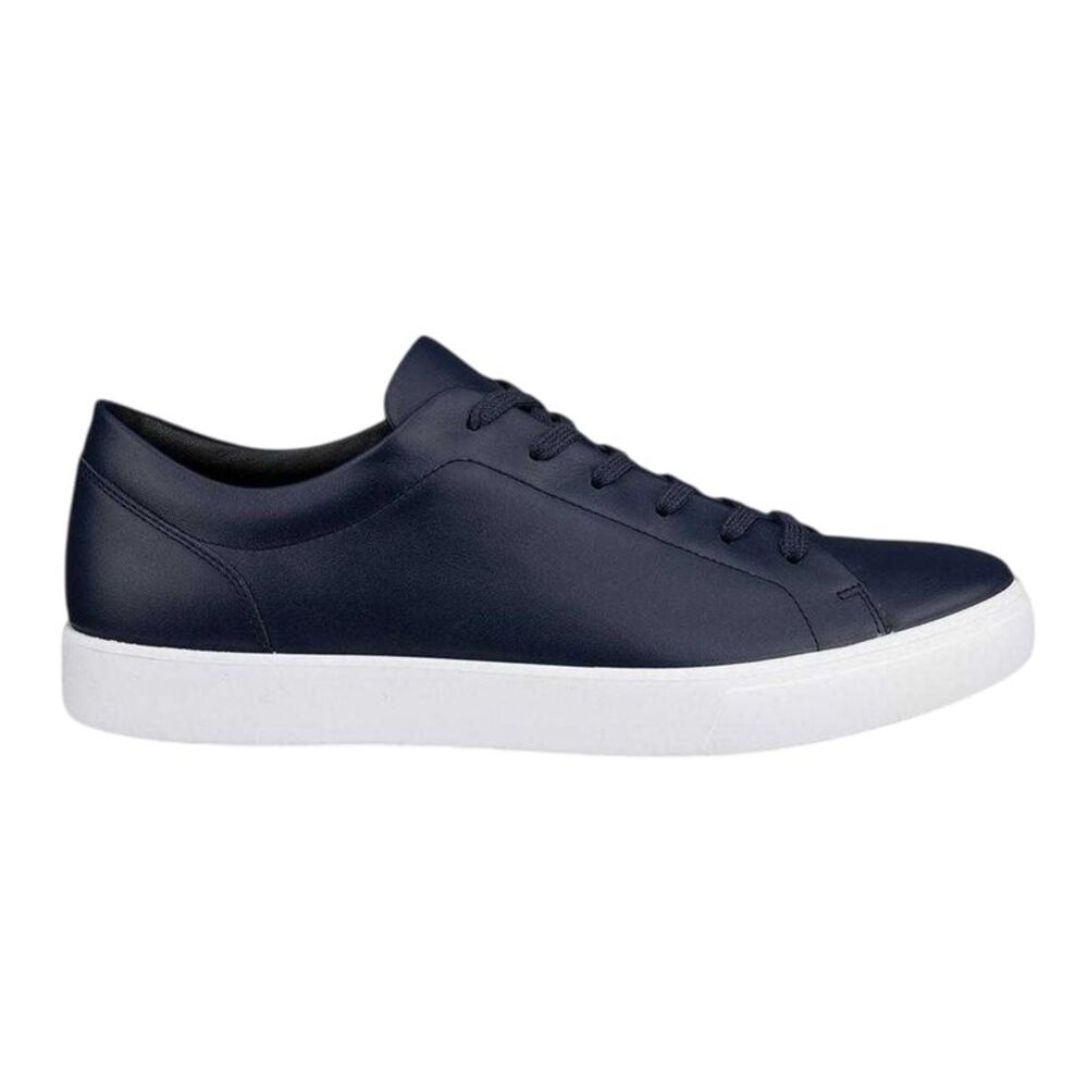 Ecco Mens Flat Sneakers / Marine